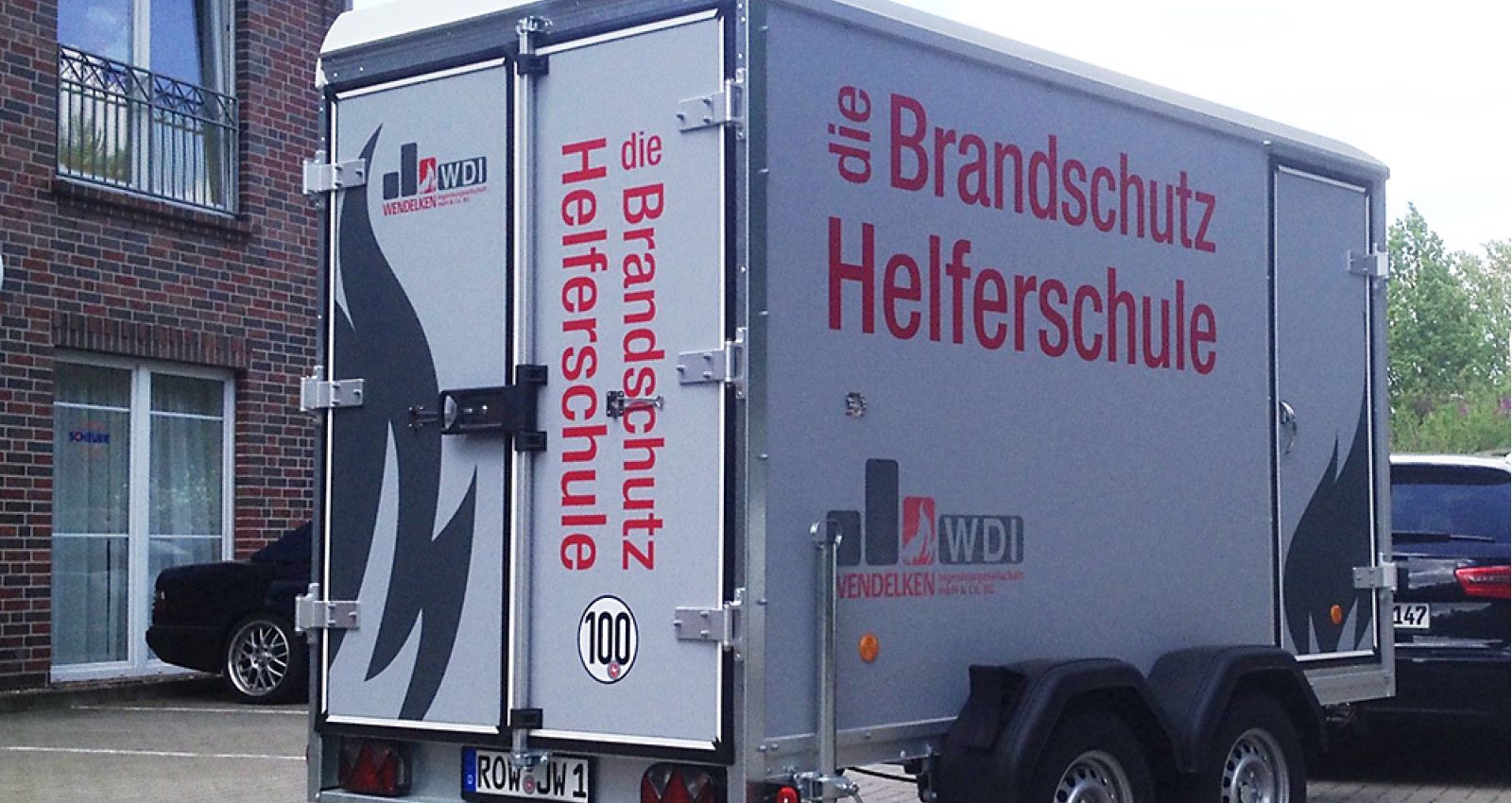 Unser Brandschutzhelfer-Schulungsanhänger ist einsatzbereit